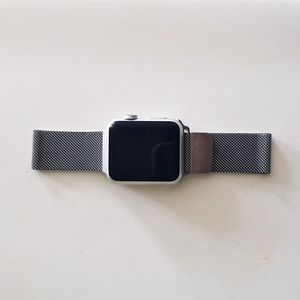 {Apple} Silver chain Apple Watch band
